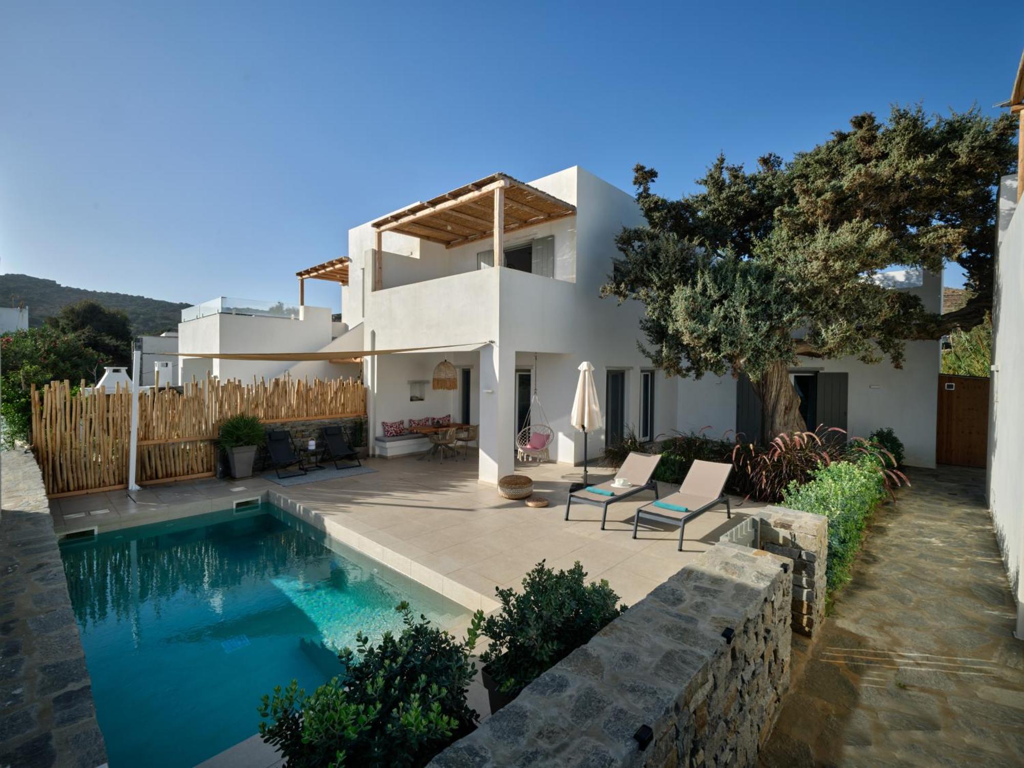 Private Luxury Scarlet Beachfront Villa, Molos, Paros Molos  Exterior photo