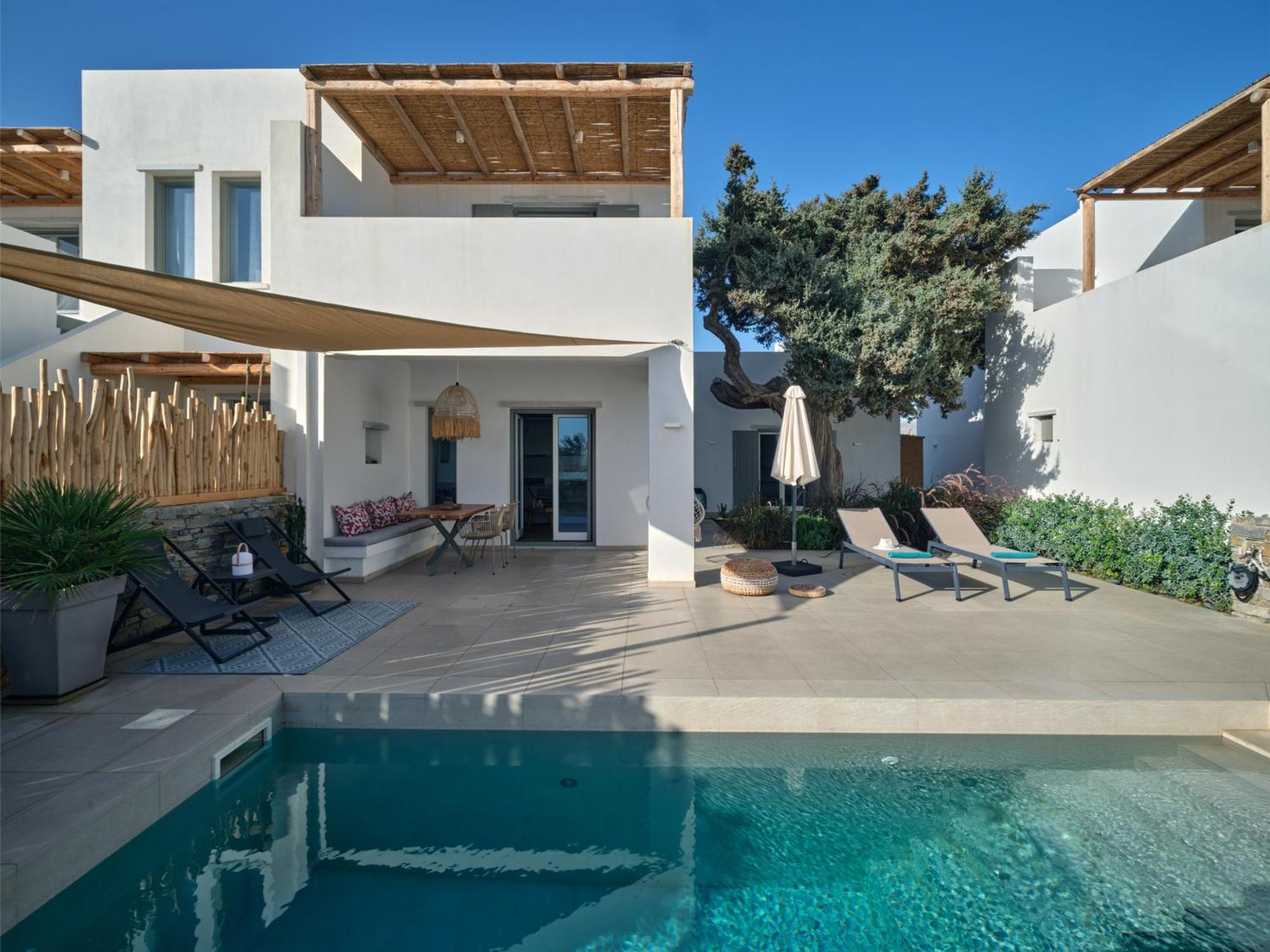 Private Luxury Scarlet Beachfront Villa, Molos, Paros Molos  Exterior photo